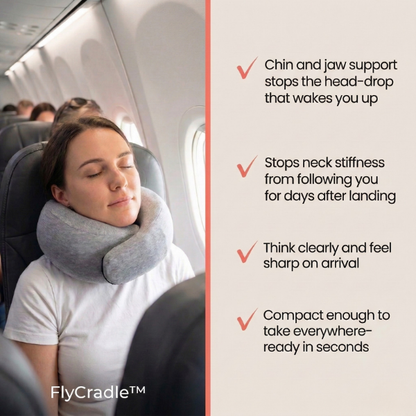 FlyCradle™ Travel Pillow